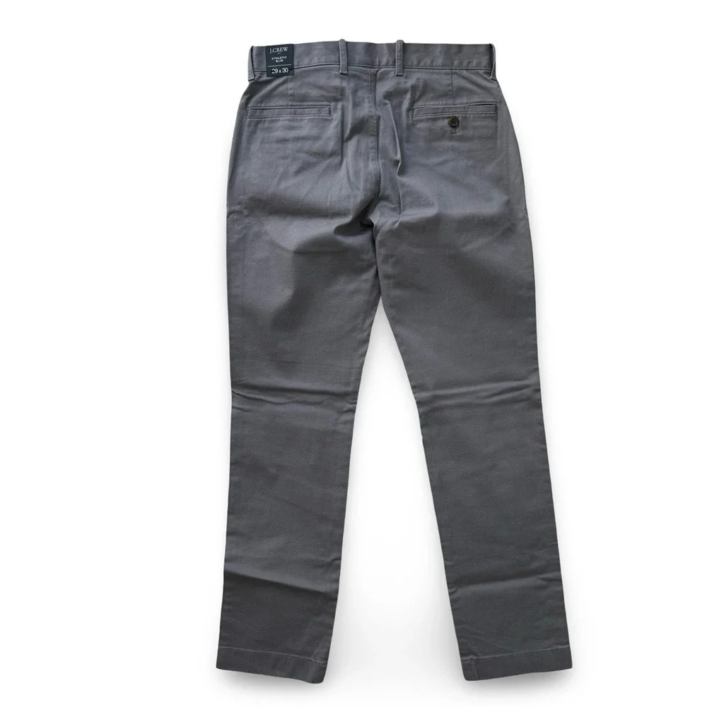J. Crew Men's Charcoal Grey Chinos Pants NWT‎